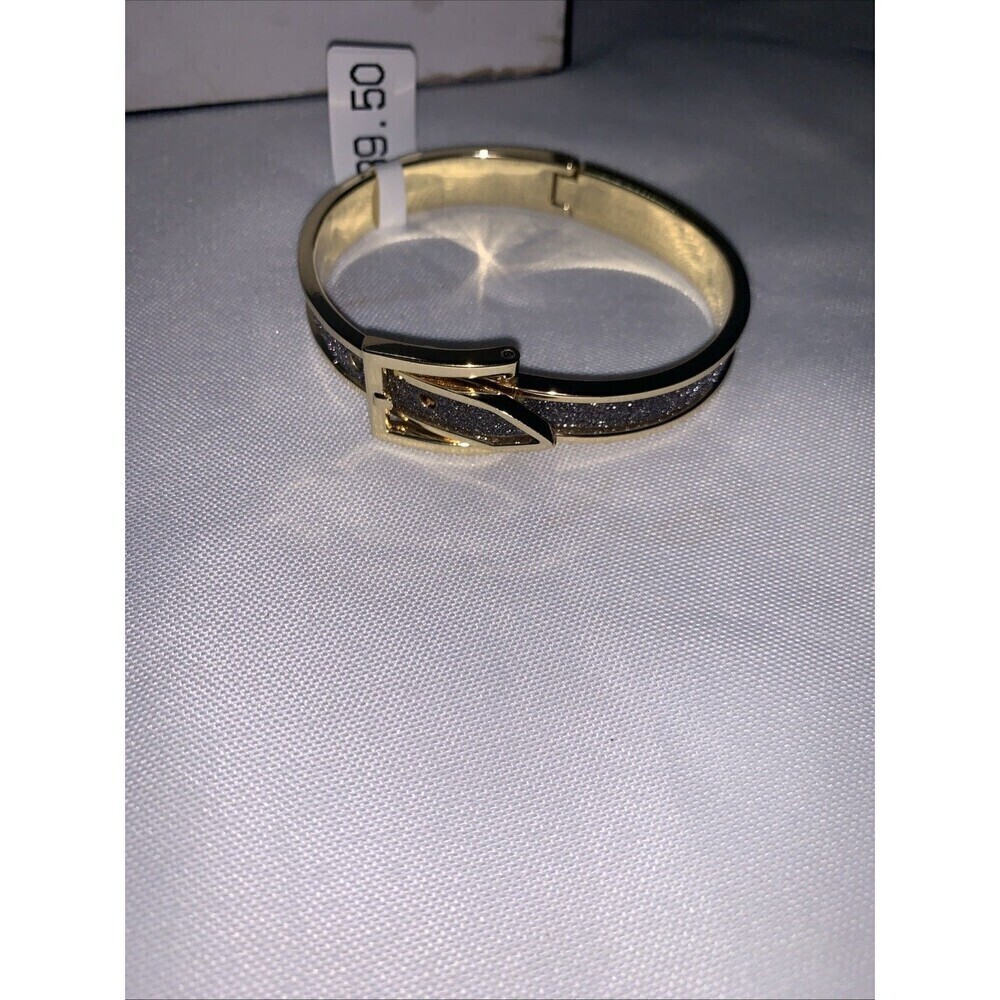 Macy’s Belt buckle design Gold coloured bracelet Fashion Jewelry - Picture 10 of 12